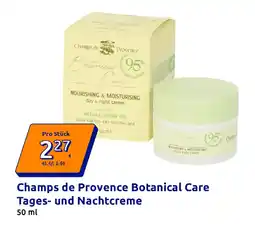 Action Champs de Provence Botanical Care Tages- und Nachtcreme Angebot