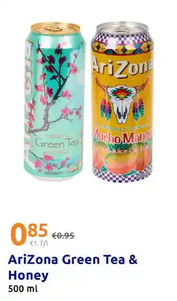 Action AriZona Green Tea & Honey Angebot