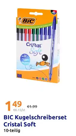 Action BIC Kugelschreiberset Cristal Soft Angebot