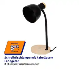 Action Schreibtischlampe mit kabellosem Ladegerät Angebot