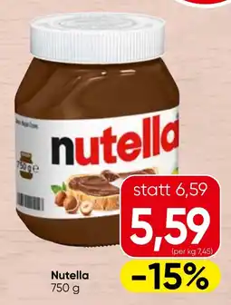 Spar Nutella Angebot
