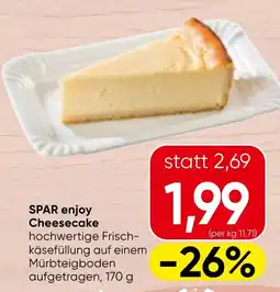 Spar SPAR enjoy Cheesecake Angebot