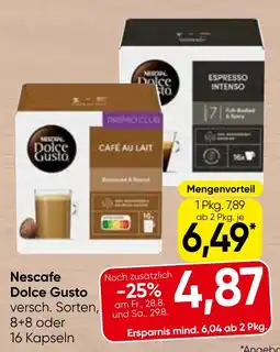 Spar Nescafe Dolce Gusto Angebot
