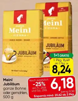 Spar Meinl Jubiläum Angebot