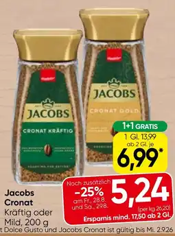 Spar Jacobs Cronat Angebot