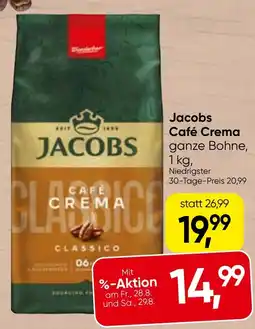 Spar Jacobs Café Crema Angebot