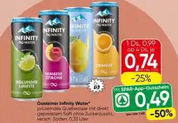 Spar Gasteiner Infinity Water Angebot
