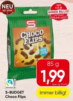 Spar S-Budget Choco Flips Angebot