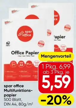Spar spar office Multifunktions-papier Angebot