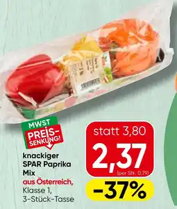 Spar knackiger SPAR Paprika Mix Angebot