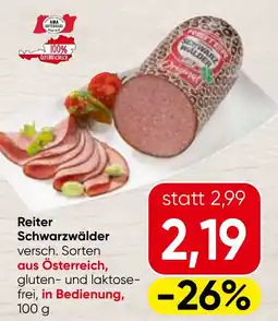 Spar Reiter Schwarzwälder Angebot