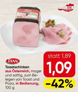 Spar TANN Toastschinken Angebot