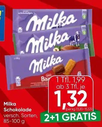 Spar Milka Schokolade Angebot