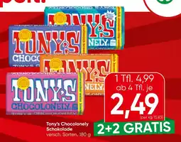 Spar Tony's Chocolonely Schokolade Angebot