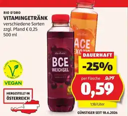 Hofer Rio d'Oro Vitamingetränk Angebot