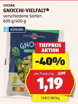 Hofer Cucina Gnocchi-Vielfalt Angebot