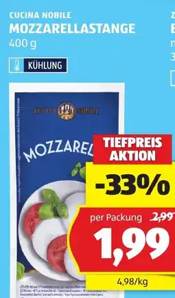 Hofer Cucina Nobile Mozzarella Stange Angebot