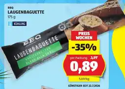 Hofer BBQ Laugenbaguette Angebot