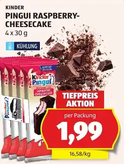 Hofer Kinder Pingu Raspberry-Cheesecake Angebot