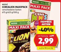 Hofer Nestlé Cerealien Maxipack Angebot