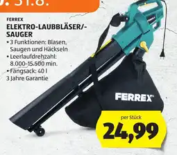 Hofer Ferrex Elektro-Laubbläser/-Sauger Angebot