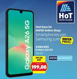 Hofer Samsung Galaxy A26 5G Angebot