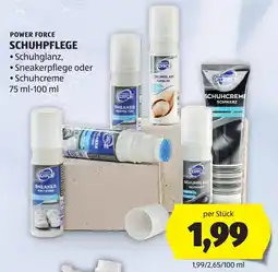 Hofer Power Force Schuhpflege Angebot