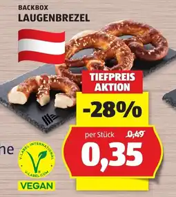 Hofer Backbox laugenbrezel Angebot