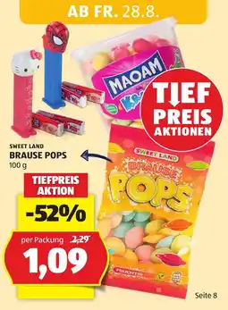 Hofer Sweet Land Brause Pops Angebot