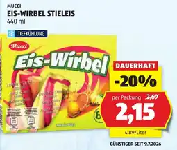 Hofer Mucci Eis-Wirbel Stieleis Angebot