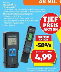 Hofer WORKZONE Messgeräte Angebot