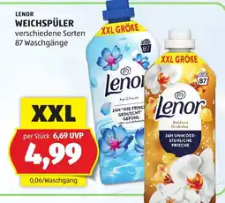 Hofer Lenor Weichspüler Angebot