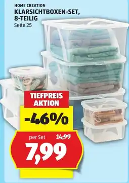 Hofer Home Creation Klarsichtboxen-Set Angebot