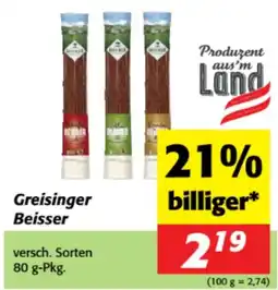 Nah&Frisch Greisinger Beisser Angebot