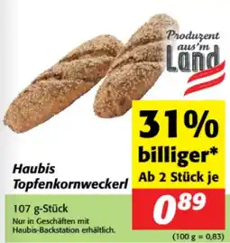Nah&Frisch Haubis Topfenkornweckerl Angebot