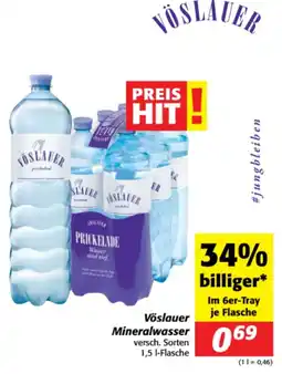 Nah&Frisch Vöslauer Mineralwasser Angebot