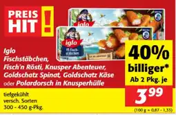 Nah&Frisch Iglo Fischstäbchen Angebot