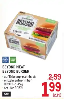 Metro Beyond Meat Beyond Burger Angebot