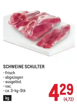 Metro Schweine Schulter Angebot