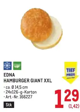 Metro Edna Hamburger Giant XXL Angebot