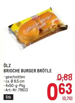 Metro Ölz Brioche Burger Brötle Angebot