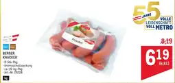 Metro Berger Knacker Angebot