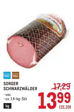 Metro Sorger Schwarzwälder Angebot