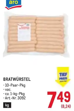 Metro aro BRATWÜRSTEL Angebot