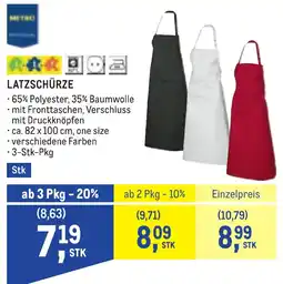 Metro Latzschürze Angebot
