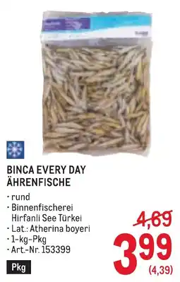 Metro Binca Every Day Ährenfische Angebot