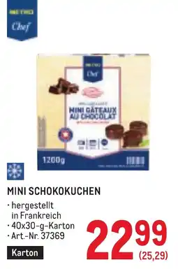Metro Metro Chef Mini Schokokuchen Angebot