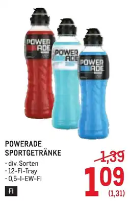 Metro Powerade Sportgetränke Angebot