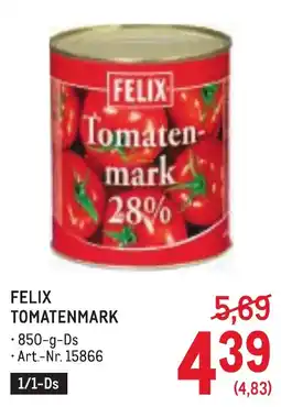Metro Felix Tomatenmark Angebot