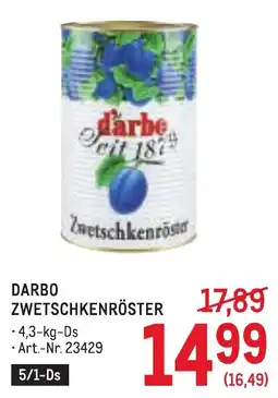 Metro Darbo Zwetschkenröster Angebot